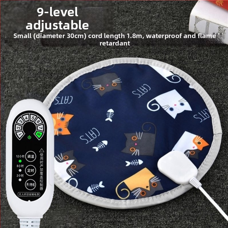 Подгряваща подложка за кучета, постоянна температура, PP памук, почистване с избърсване, лесен монтаж