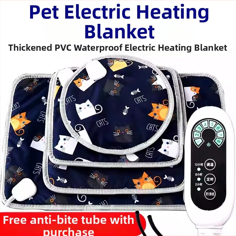 Подгряваща подложка за кучета, постоянна температура, PP памук, почистване с избърсване, лесен монтаж