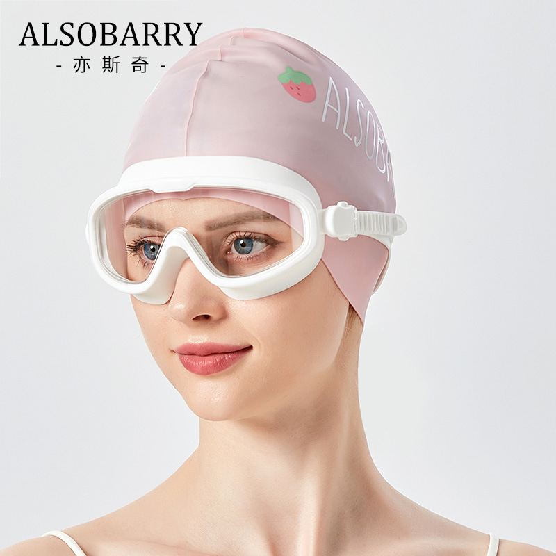 Ochelari de înot pentru miopie, impermeabili, antiaburire, HD, cadru mare, pentru adulți