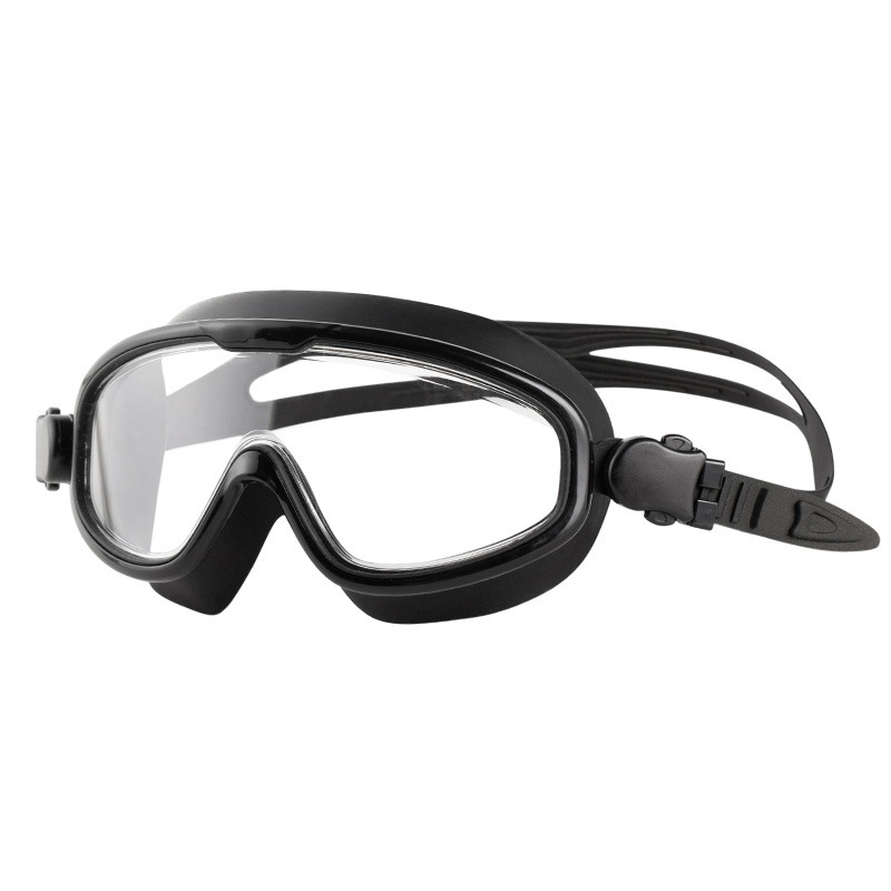 Ochelari de înot pentru miopie, impermeabili, antiaburire, HD, cadru mare, pentru adulți