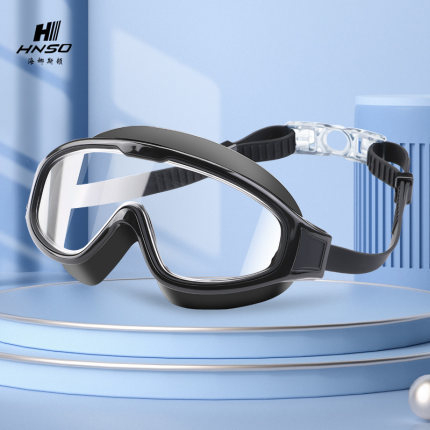 Ochelari de înot pentru adulți, cu lentile PC anti-ceață