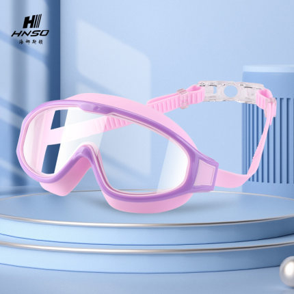 Ochelari de înot pentru adulți, cu lentile PC anti-ceață