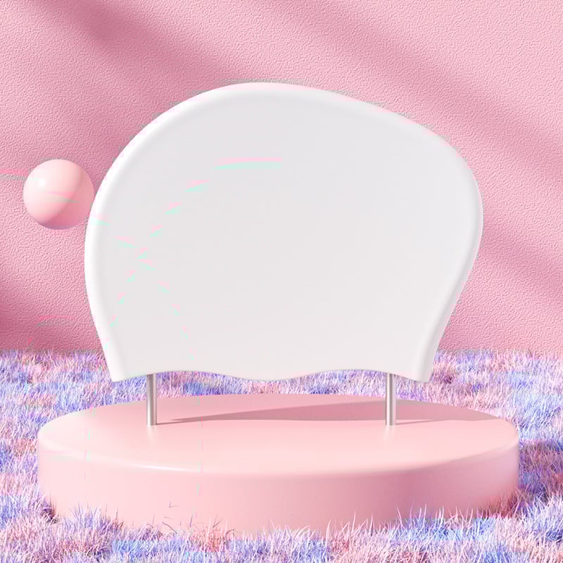 Cască de înot pentru femei cu păr lung (Silicon; Rezistent la apă; Model imprimat; Adulți; Brand privat autorizat)