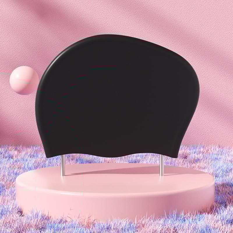 Cască de înot pentru femei cu păr lung (Silicon; Rezistent la apă; Model imprimat; Adulți; Brand privat autorizat)