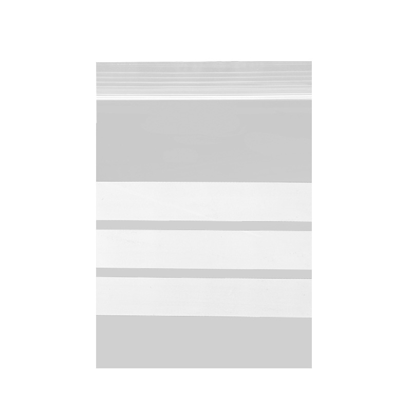 Skaidrus savarankiškai užsidarantis maišelis juvelyrinių pavyzdžių užrašomu etikete, PE medžiaga, užsandarinimo ilgis 2 cm