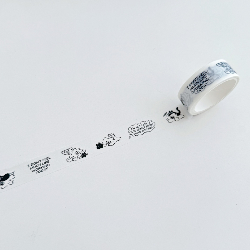 Planerkleebiste komplekt armsate karikatuuride kujundustega ja 5 m washi lint DIY päevikule ja fotoraamatule (Pikkus: 5 m; Paksus: 0,1 mm; Bränd: Muu)