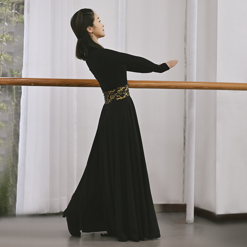 Etniski Mongolijas deja kostīms sievietēm, Spandex audums, 95%+ sastāvs, 2023. gada vasaras izlaidums, priekšnesumiem pieaugušajiem un eksāmenu praksei