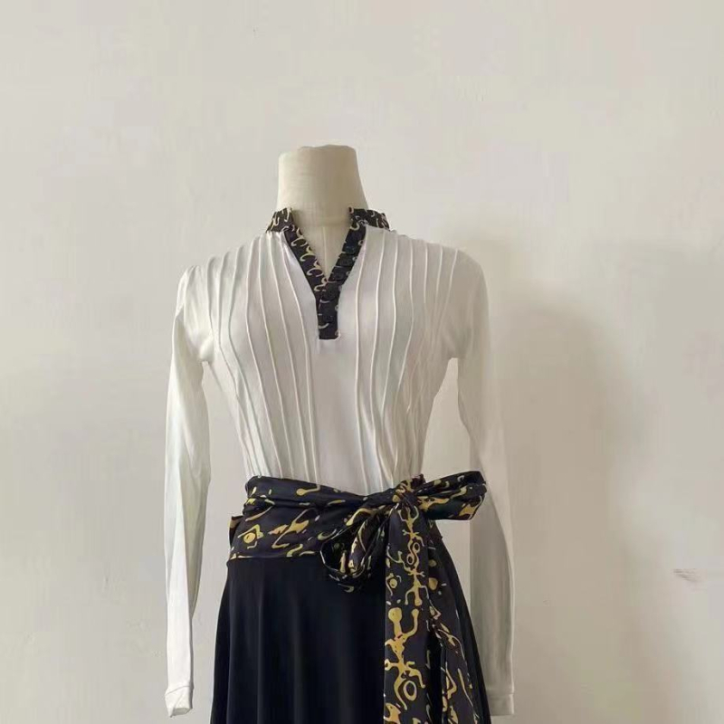 Etniski Mongolijas deja kostīms sievietēm, Spandex audums, 95%+ sastāvs, 2023. gada vasaras izlaidums, priekšnesumiem pieaugušajiem un eksāmenu praksei