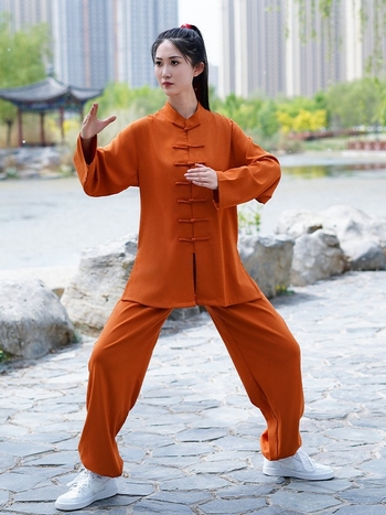 Tai Chi unisex ρούχο, ύφασμα πολυεστερική χημική ίνα ανάμιξη, κατάλληλο για προπόνηση Tai Chi, τρέξιμο και πολεμικές τέχνες.