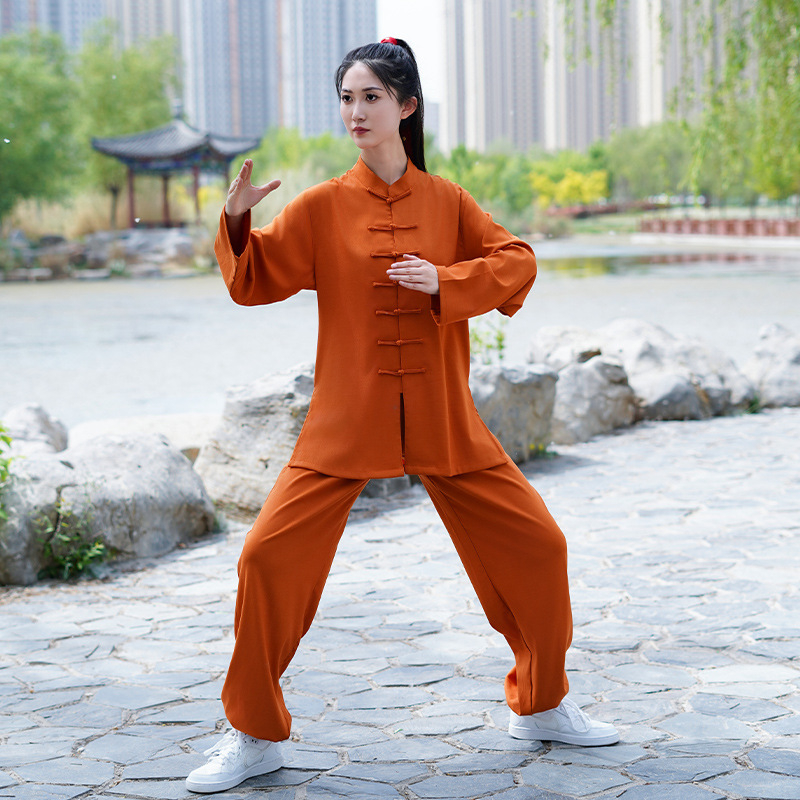 Tai Chi unisex ρούχο, ύφασμα πολυεστερική χημική ίνα ανάμιξη, κατάλληλο για προπόνηση Tai Chi, τρέξιμο και πολεμικές τέχνες.