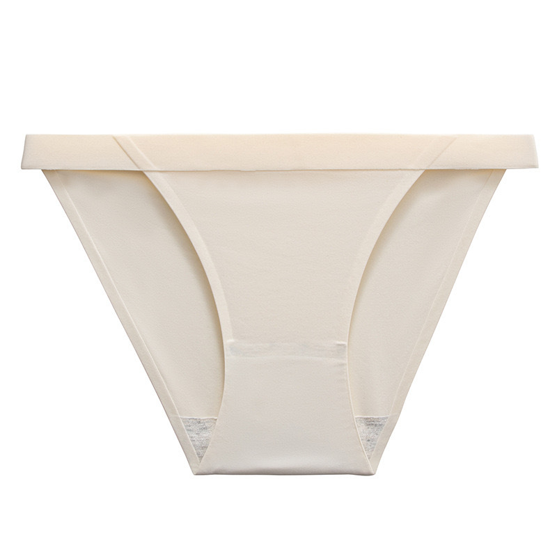 Nailona bezšuvju sieviešu tanga biksītes ar kokvilnas odere, zems viduklis, vienkrāsains raksts