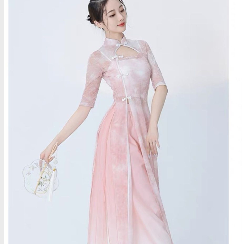 Deju kostîms tautas dejâm, Chenille audums ar Spandex un Polyester, Peiyun