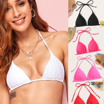 Ženski gornji dio kupaćeg kostima, najlon 80% / spandex 20%, s jastučićem za dojke, bez rukava, podstava od poliestera (95% poliestera, 5% spandex), jednobojni uzorak