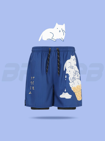 Brīvi pieguļošas pludmales šorti no poliestera ar mikroelastību, piecu gabalu garums, 75–95% saturs