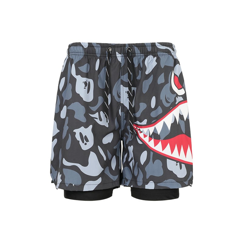 Brīvi pieguļošas pludmales šorti no poliestera ar mikroelastību, piecu gabalu garums, 75–95% saturs