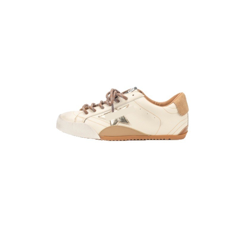 Ženske tenisice od nubuk velura - color-block, vezivanje, niska silueta, gumeni potplat