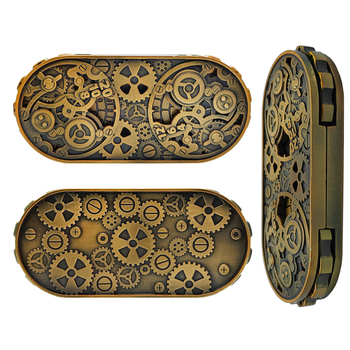 DND Metalne kocke 7-u-1 s zupčanikom i dvostrukim okretom, cinkova zlitina, dvadesetostrani, za D&D i RPG