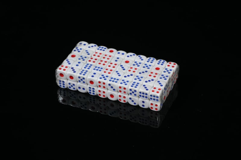 Akrilo Mahjong kauliukai suapvalintais kampais šachmėms ir kortų žaidimams