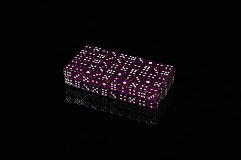 Akrilo Mahjong kauliukai suapvalintais kampais šachmėms ir kortų žaidimams