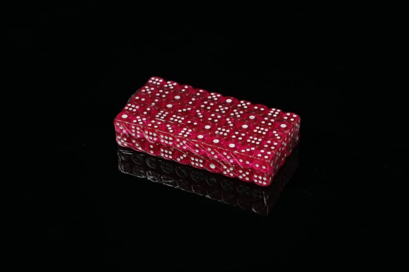 Akrilo Mahjong kauliukai suapvalintais kampais šachmėms ir kortų žaidimams