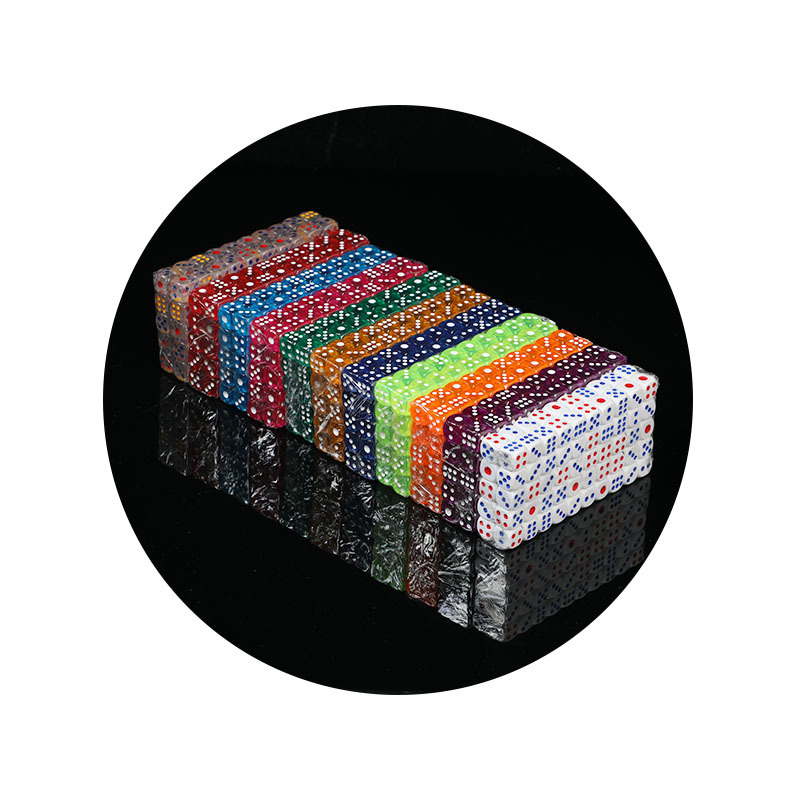 Akrilo Mahjong kauliukai suapvalintais kampais šachmėms ir kortų žaidimams