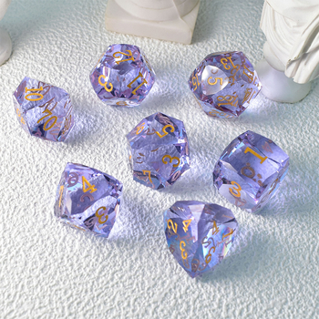 D&D gemų kauliukų rinkinys — derviniai kauliukai, pritaikomi, forma: kita, dėžutės kiekis: derinimui