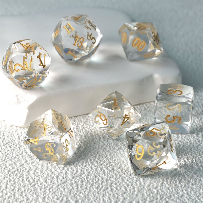 D&D gemų kauliukų rinkinys — derviniai kauliukai, pritaikomi, forma: kita, dėžutės kiekis: derinimui