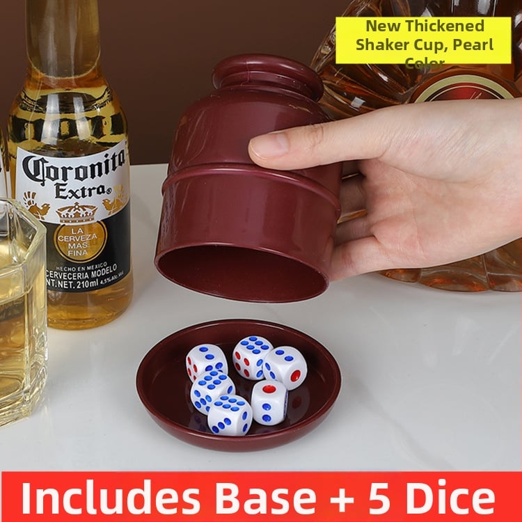 Runwei kauliukų puodelių rinkinys, PP medžiaga, 120 vnt., šachmatų ir kortų žaidimams