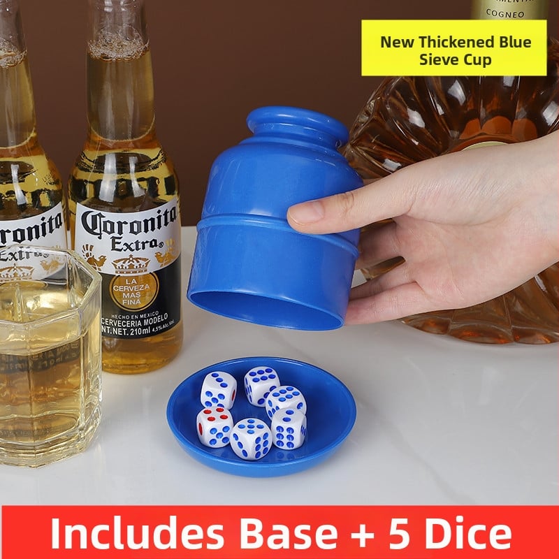 Runwei kauliukų puodelių rinkinys, PP medžiaga, 120 vnt., šachmatų ir kortų žaidimams