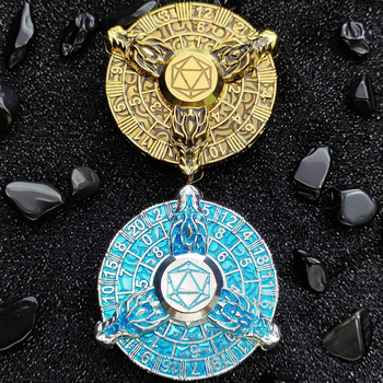 Metaliniai kauliukai iš cinko lydinio, dešinios kampo stilius, dvidešimties pusių poliedras, 60 vienetų pakuotė