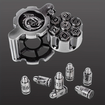 Kauliukų komplektas iš cinko lydinio, suapvalintais kampais, pritaikomas, tinkamas šachmatams ir kortų žaidimams, 30 vienetų dėžutėje, Xincheng