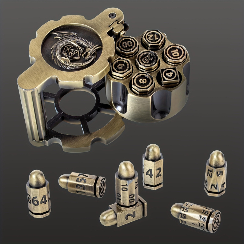 Kauliukų komplektas iš cinko lydinio, suapvalintais kampais, pritaikomas, tinkamas šachmatams ir kortų žaidimams, 30 vienetų dėžutėje, Xincheng