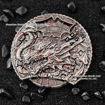 Xinyin DND dvidešimties pusių kauliukas — cinko lydinys, suapvalintos kampos