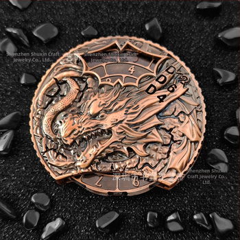 Xinyin DND dvidešimties pusių kauliukas — cinko lydinys, suapvalintos kampos