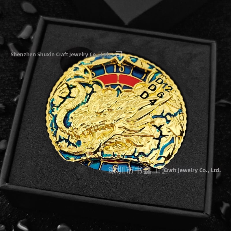 Xinyin DND dvidešimties pusių kauliukas — cinko lydinys, suapvalintos kampos