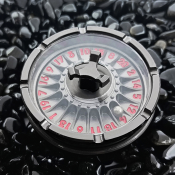 Sukiojamas D20 metalo kauliukas, cinko lydinys, 20 pusių, 172 g