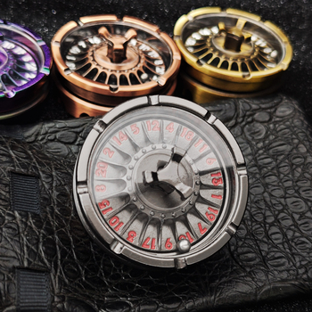 Sukiojamas D20 metalo kauliukas, cinko lydinys, 20 pusių, 172 g