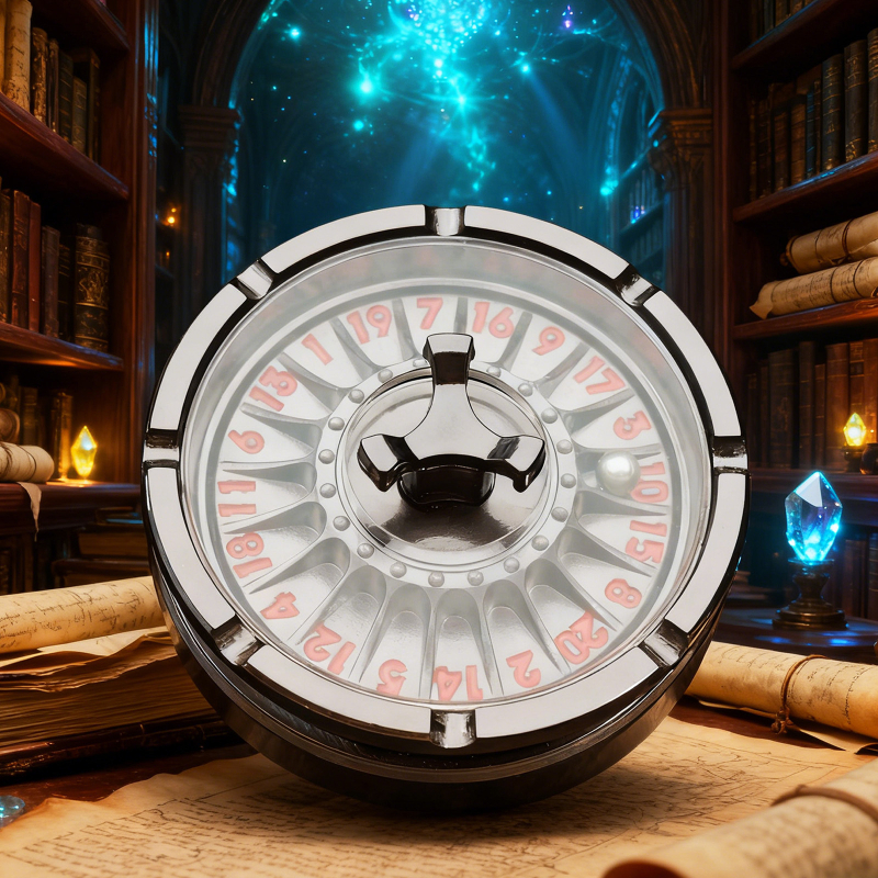 Sukiojamas D20 metalo kauliukas, cinko lydinys, 20 pusių, 172 g