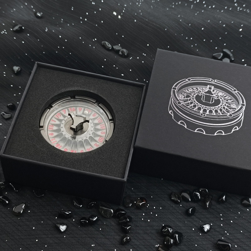 Sukiojamas D20 metalo kauliukas, cinko lydinys, 20 pusių, 172 g