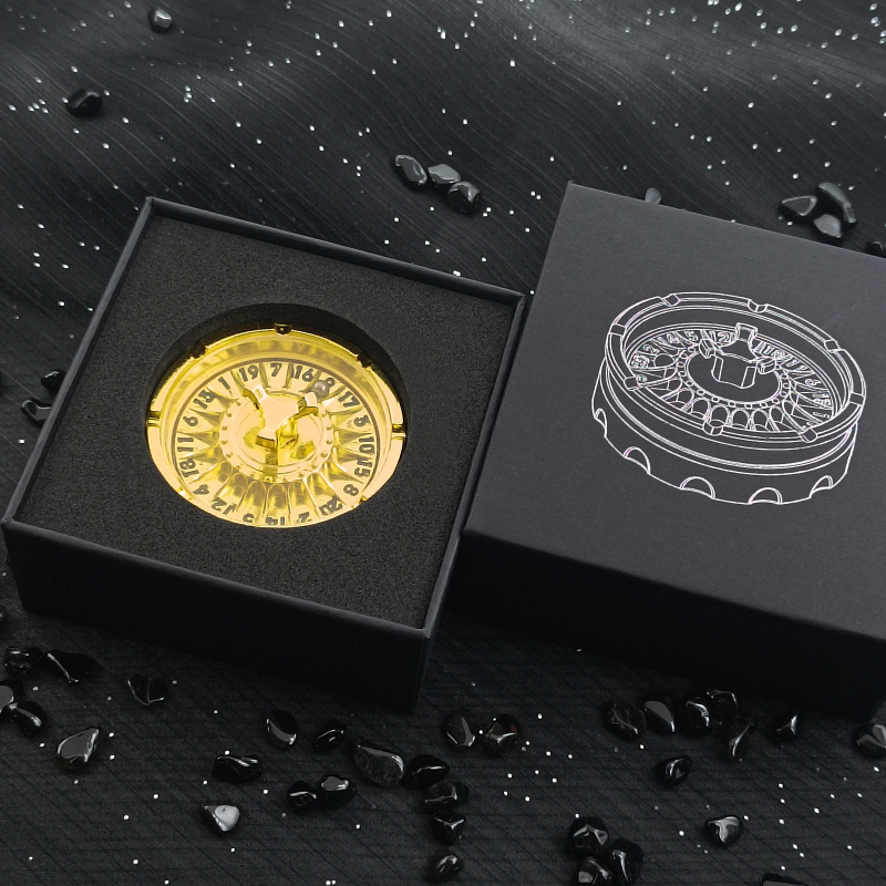 Sukiojamas D20 metalo kauliukas, cinko lydinys, 20 pusių, 172 g