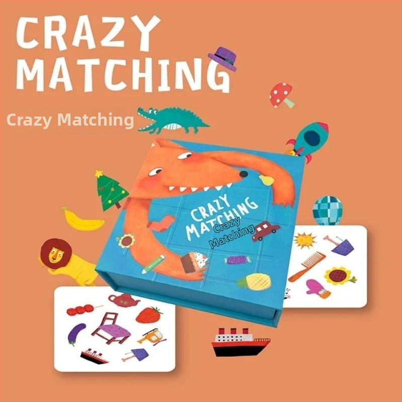 Настолна игра със свързване на животни — образователна и интерактивна, карти от картон, за деца и юноши (0–35 г.)