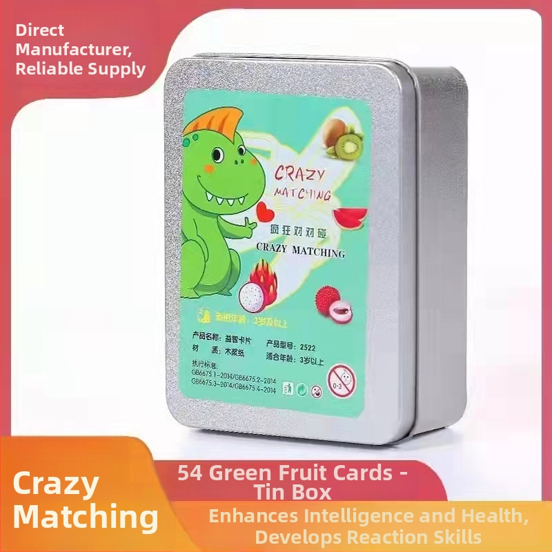 Настолна игра със свързване на животни — образователна и интерактивна, карти от картон, за деца и юноши (0–35 г.)