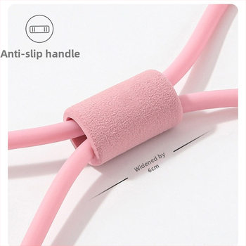 Otporni uređaj s oblikom 8 za fitness i jogu, materijal TPR, specifikacije 4×7, za odrasle