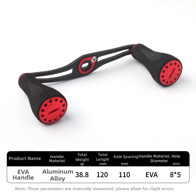 RUKE mâner de braț reglabil pentru mulinete de pescuit – ușor, extins și mărit, EVA anti-derapant, potrivire universală