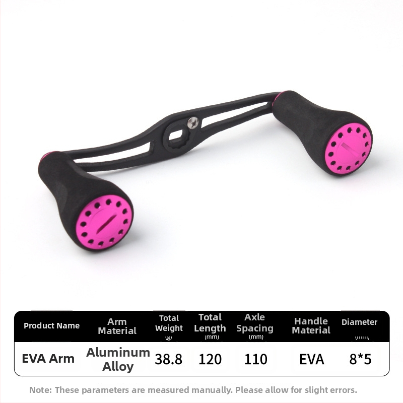 RUKE mâner de braț reglabil pentru mulinete de pescuit – ușor, extins și mărit, EVA anti-derapant, potrivire universală