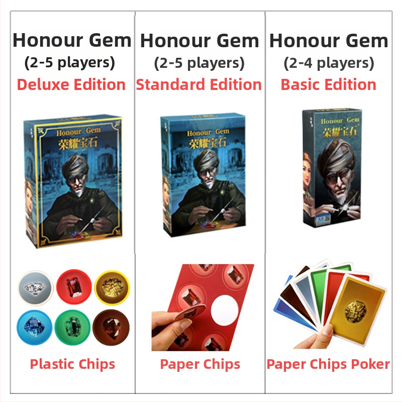 Картова игра със скъпоценни камъни и търговец — преносим пълен комплект за непринудена парти игра