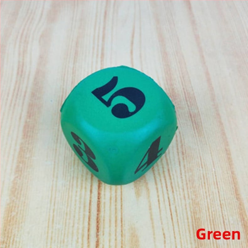 PU putų kubeliai, 6-pusių, minkštas švietėjiškas žaislas vaikams, pakuotė 600 vienetų