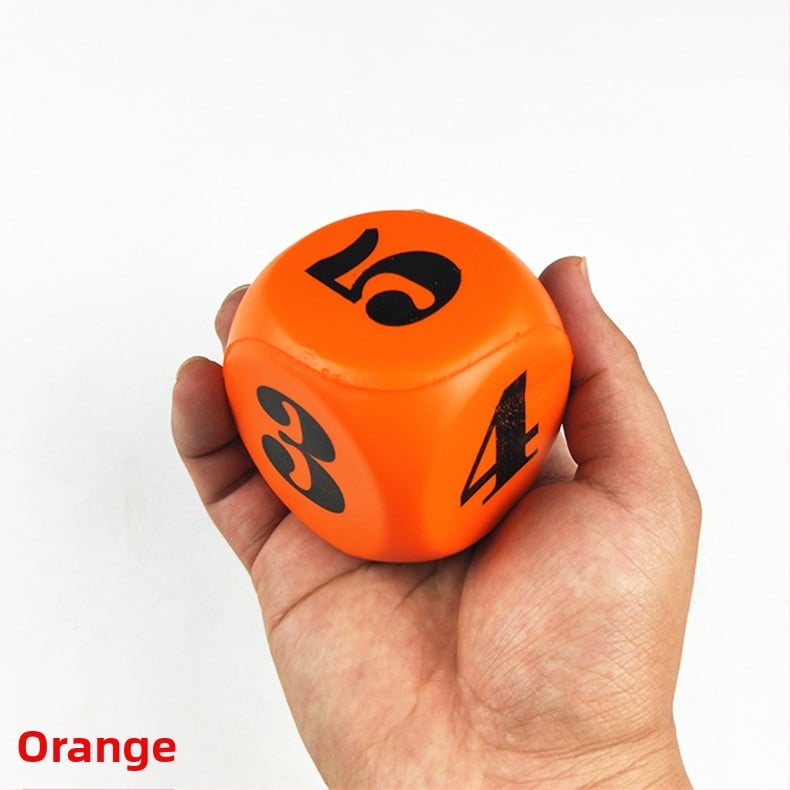 PU putų kubeliai, 6-pusių, minkštas švietėjiškas žaislas vaikams, pakuotė 600 vienetų