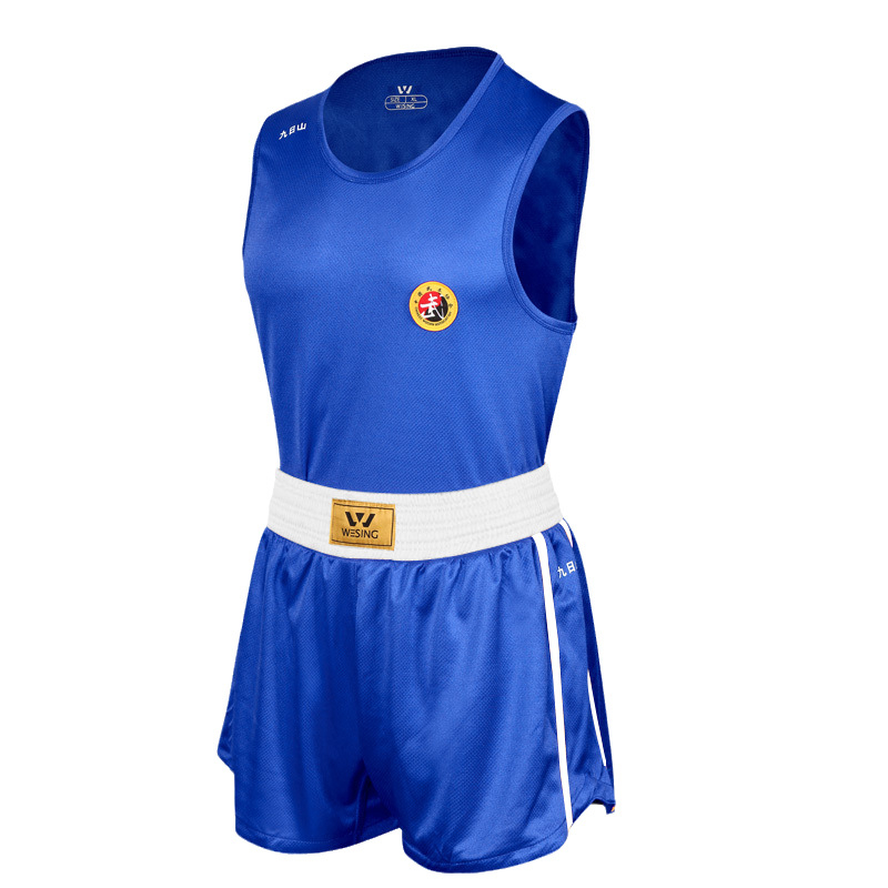 Muay Thai trening set za muškarce – prsluk i šorc, vanjski materijal corduroy, udio lana, podstava polipropilen