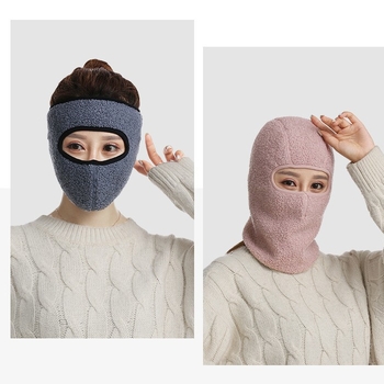 Ziemas velosipēdu balaklava + Teddy fleece materiāls; putekļu aizsardzība; galvas nēsāšanas stils; silta maska; sezoni: ziema, rudens (Materiāls: Teddy fleece; Funkcija: putekļu aizsardzība; Stils: galvas nēsāšana; Tips: silta maska; Sezonas: ziema, rudens
